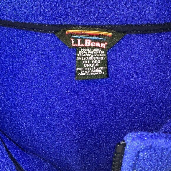 VINTAGE Mens XXL LL Bean Polartec Fleece Vest - Picture 2 of 9